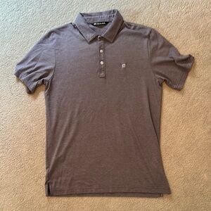 Travis Mathew Purple Polo Shirt with Classic Collar
